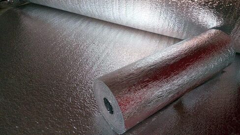 منتجات الطاقة الأمريكية (AD3) درع عازل رغوي عاكس، درع حراري، درع عازل حراري حاجز مشع 48 بوصة × 10 قدم 40 قدم مربع in Kuwait