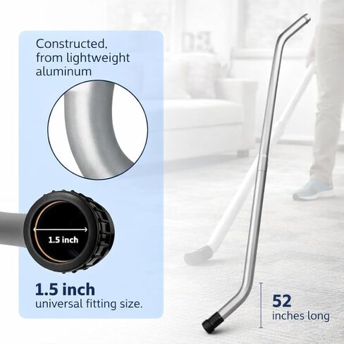 14″ EZ Glide Floor Tool with 2 Piece S Wand Replacement for ProTeam and Hoover C2401 Backpack Vacuums — fits Super Coach Pro and Shoulder Vac Pro, Replaces # 101446 in Kuwait