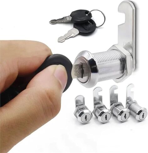 Letter Box Cam Cylinder Locks Door Cabinet Mailbox Drawer Cupboard with 2 Keys 16mm 25mm 30mm 1Pcs(25mm) in Saudi Arabia