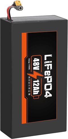 LiFePO4 Battery,36V 48V 52V 60V 72V Ebike Battery 12AH 16AH 20AH 25AH 30AH 35AH 40AH 50AH LiFePO4 Battery Pack Fit for 3500W-350W Motor, Built-in Smart BMS and Fast Charger in Saudi Arabia