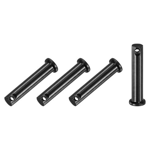 M METERXITY 4-Pack Single Hole Clevis Pins, M8x30mm Carbon Steel Flat Head Clevis Pins for Mechanical Linkage/Fixed Parts/Ship Rigging, Link Hinge Pin Reusable in Saudi Arabia
