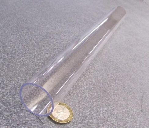 Polycarbonate Round Tube 1 1/4" (1.250") OD x 1 1/8" (1.125") ID x 1/16" Wall x 12" (More Length Options) in Saudi Arabia