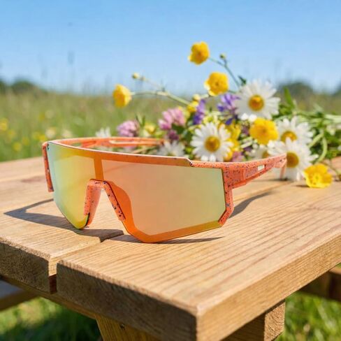 Youth Baseball Sunglasses for Boys Girls Age 6-12 Softball Cycling Sports Sunglasses for Kids Lightweight Frame in Saudi Arabia