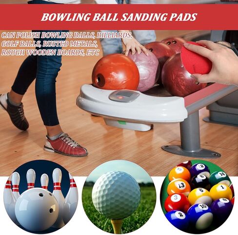 9 Pcs Bowling Sanding Pads Bowling Ball Sanding Sand Pads Surface Polishing Cleaning Resurfacing Kit Accessories Grit 400 600 800 1000 1200 1500 2000 2500 3000 in Saudi Arabia