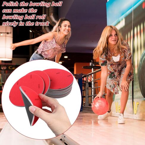 9 Pcs Bowling Sanding Pads Bowling Ball Sanding Sand Pads Surface Polishing Cleaning Resurfacing Kit Accessories Grit 400 600 800 1000 1200 1500 2000 2500 3000 in Saudi Arabia