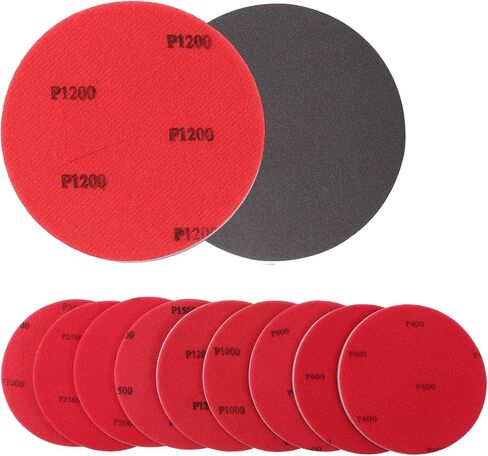 9 Pcs Bowling Sanding Pads Bowling Ball Sanding Sand Pads Surface Polishing Cleaning Resurfacing Kit Accessories Grit 400 600 800 1000 1200 1500 2000 2500 3000 in Saudi Arabia