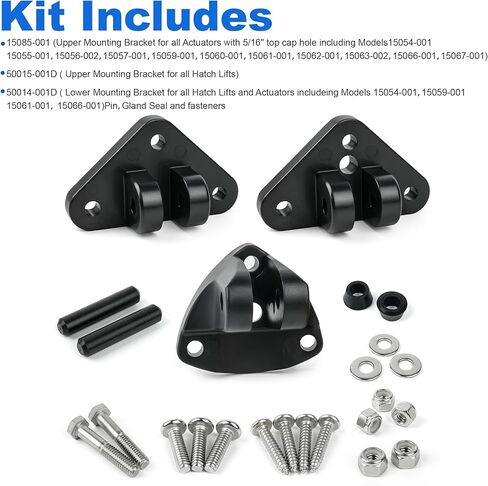 Actuator MOUNTING Bracket 15099-001 Replacement Kit 15099-001, Black in Saudi Arabia