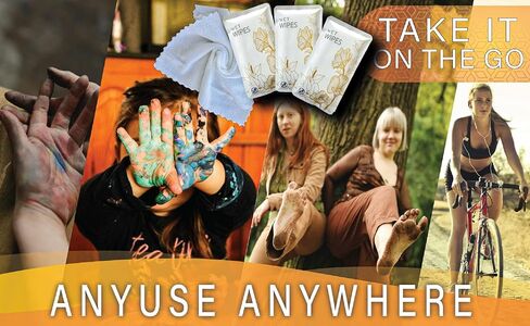 – Extra Thick Microfiber Body Wipes (20 Count) | Individually Wrapped, Unscented | Cleansing Wipes for Gym, Golf, Travel & Sensitive Skin in Kuwait