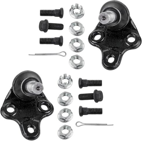 Detroit Axle - Front 2pc Ball Joints for Ford E-150 E-250 E-350 E-450 Econoline Club Wagon Super Duty, 2 Upper Ball Joints Replacement in Saudi Arabia