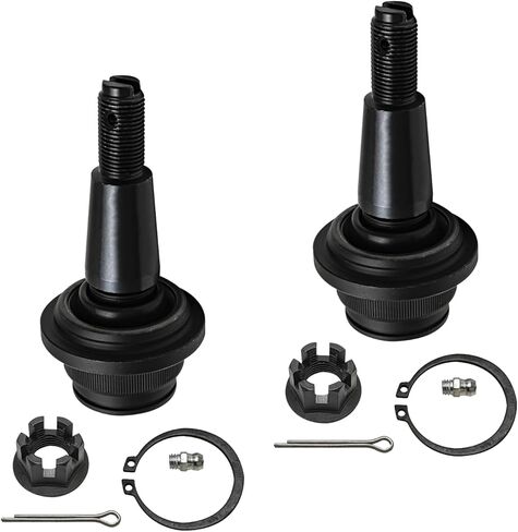 Detroit Axle - Front 2pc Ball Joints for Ford E-150 E-250 E-350 E-450 Econoline Club Wagon Super Duty, 2 Upper Ball Joints Replacement in Saudi Arabia