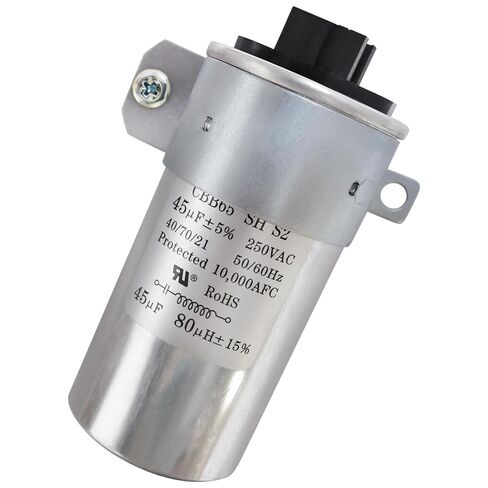 W11158830 W10625045 (45μF) Washer Capacitor Compatible with Whirlpool Kenmore Maytag Amana Roper, Replacement WPW10625045 W10390451 W10866249 in Saudi Arabia