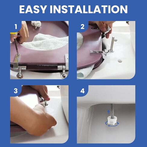 مجموعة واحدة من مفصلات مقعد المرحاض العالمية، مفصلات معدنية مطلية بالكروم، قطع غيار مقعد المرحاض مع براغي وصواميل للحمامات والفنادق والأماكن العامة in Kuwait