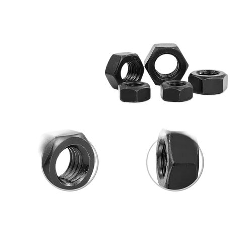 Black Hexagon Hex Nuts M2 M2.5 M3 M4 M5 M6 M8 M10 M12 M14 M16 M18 M20 M22 M24 M27 Carbon Steel Metric Hex Nuts(M24 1pc) in Saudi Arabia