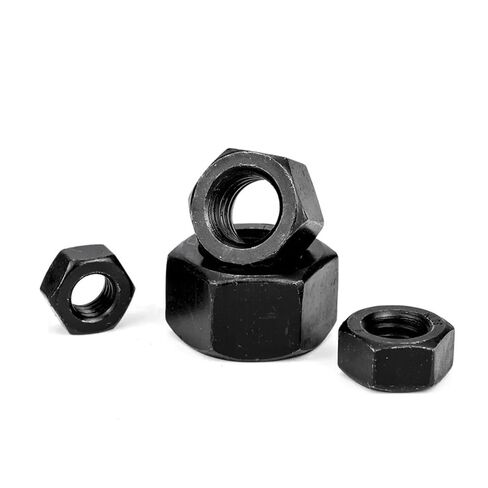 Black Hexagon Hex Nuts M2 M2.5 M3 M4 M5 M6 M8 M10 M12 M14 M16 M18 M20 M22 M24 M27 Carbon Steel Metric Hex Nuts(M24 1pc) in Saudi Arabia