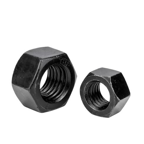 Black Hexagon Hex Nuts M2 M2.5 M3 M4 M5 M6 M8 M10 M12 M14 M16 M18 M20 M22 M24 M27 Carbon Steel Metric Hex Nuts(M24 1pc) in Saudi Arabia