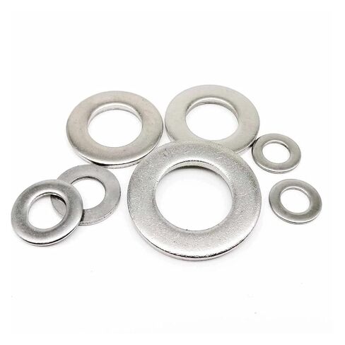 555/1035pcs M1.6 M2 M2.5 M3 M3.5 M4 M5 M6 M8 M10 M12 M16 304 A2 Stainless Steel Flat Washer Assortment Kit Plain Gasket Set in Saudi Arabia