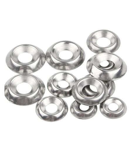 20 Pcs of 304 Stainless Steel Black M3 M4 M5 M6 Cone Washer Countersunk Concave and Convex Washers(304ss Colour,M4 20pcs) in Saudi Arabia