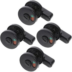 Holibanna 4 قطع قفل مؤشر الخصوصية للحمامات العامة، سهل التركيب، قفل باب مشغول لأقسام الحمام، مؤشر مقبض قابل للدوران من أجل الراحة in Kuwait