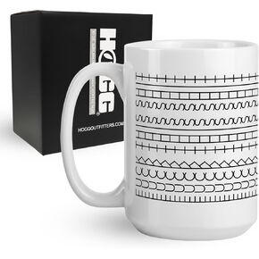 Hogg Hidden Message Coffee Mug, 15 oz Ceramic Funny Coffee Cup, Hidden Message Mug, F This S Cup, Birthday Gag Gifts for Women, Adult White Elephant Gifts, Novelty Items for Adults in Kuwait