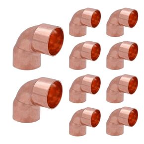 3/4 Inch Inner Diameter Copper Elbow Welded 90 Degree Copper Connector(10pcs) in Saudi Arabia