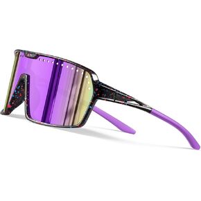KUGUAOK Polarized Sport Sunglasses Men Women Cycling Running UV Protection Glasses Big Frame Mountain Bike Goggles Shades in Kuwait