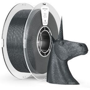 Kexcelled Glitter PLA Filament 1.75 مم أصفر، خيوط طابعة Galaxy PLA ثلاثية الأبعاد 1 كجم (2.2 رطل)، دقة أبعاد السطح المتلألئ +/- 0.03 مم، تناسب معظم طابعات FDM لعيد الميلاد والمشروعات الإبداعية in Kuwait