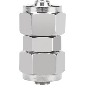 304 Stainless Steel Gas Tube Quick Twist Joint PU8 Straight Lock Nut Docking Hose PU 1Pcs(快拧直角PV10) in Kuwait