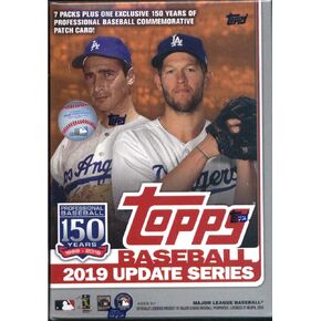 صندوق مكبر البيسبول Topps Update لعام 2019 (7 حزم/14 بطاقة: ضربة واحدة، 5 إدراجات) in Kuwait