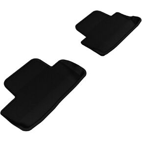3D MAXpider L1FR06501509 All-Weather Floor Mats for Ford Mustang 2005-2009 Custom Fit Car Floor Liners, Kagu Series (1st & 2nd Row, Black) in Saudi Arabia