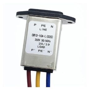 CW1D-10A/3A/6A-L(035) مرشح الطاقة 220 فولت نوع المقبس مرشح خط النطاق المضاد للتدخل (1D-6A-L 035) in Kuwait