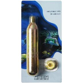 خراطيش أسطوانات 33 جرام CO2 لسترة الحياة القابلة للنفخ ، طقم تلقائي/يدوي سترة النجاة in Kuwait