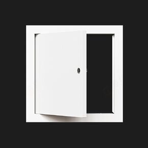 باب وصول معدني قابل للقفل بالحجم الكامل - غطاء فحص متين ومتعدد الوظائف، إطار من الألومنيوم وصفيحة فولاذية مجلفنة (35 × 45 سم) in Kuwait