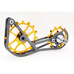 Titanium OSPW Oversized Pulley Wheel System - 12T/16T Sealed Bearing Cage for Shimano 11 Speed Dura-Ace R9100/R9150 & Ultegra R8000/R8050 in Kuwait