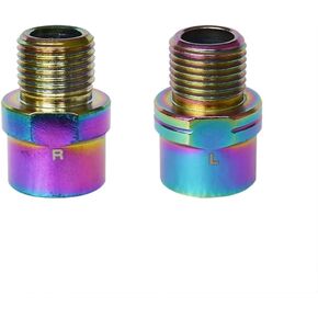 Bicycle Pedal Extender Bike Pedal Spacer Extension Chromium Molybdenum Steel 9/16 inch for MTB Mountain Road Bike Road Bicycle 1 Pair Colorful in Kuwait