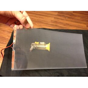 Pdlc Piece 12 X 6 Inches Smart Film Eglass Switchable Glass Electrochromic 1c in Kuwait