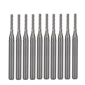 3.175x1.5x8.5mm Left Hand Down Cut Corn Teeth Bit Mill Cutter End Mill in Kuwait