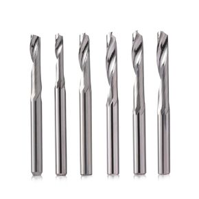 5pcs 4mm Single Flute Milling Cutter for Aluminum CNC Tools Carbide End Mill Router Bits(5Pcs 4x32x55L) in Kuwait