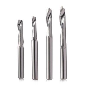 5pcs 5mm Single Flute Milling Cutters for Aluminum CNC Tools Solid Carbide(5Pcs 5x25x50L) in Kuwait