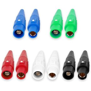 400A 600V AC CLS40 Camlock موصل الطاقة 5 ألوان 5 مجموعة ذكر و5 أنثى، سبائك النحاس، متوافقة مع كابل 2/0-4/0 AWG، لإضاءة المسرح متعددة الاستخدامات، توزيع الطاقة الصناعية in Kuwait