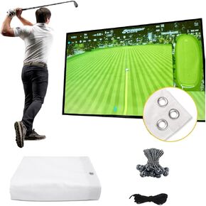 amazgolf Golf Simulator Impact Screen（118 * 78 98 * 98 118 * 118 118 * 138） for Golf Training, Indoor Golf Simulators, Washable Golf Impact Screen for Golf Practice in Kuwait