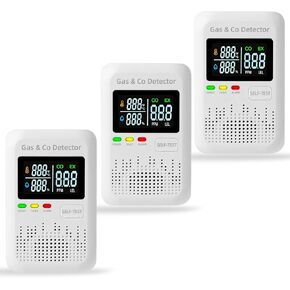 3 عبوات من كاشف الغاز المتفجر وأول أكسيد الكربون، توصيل بالغاز الطبيعي، إنذار البروبان وأول أكسيد الكربون، شاشة عرض رقمية 4 في 1 في الوقت الحقيقي للمنزل، السيارة الترفيهية، التخييم، الشقة in Kuwait