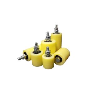 عجلة تحديد المواقع والتثبيت من النايلون مع مشبك - الأسطوانة العلوية للأبواب المنزلقة والأبواب الزجاجية والأثاث (50 × 60) in Kuwait