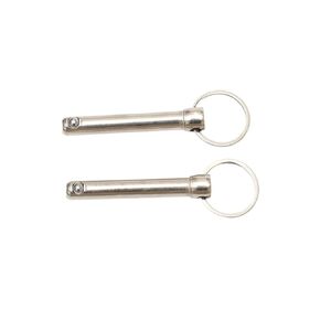 دبوس سريع التحرير برأس كروي من الفولاذ المقاوم للصدأ 304 - تصميم حلقة سحب بقفل أمان، سهل التركيب والإزالة (5 قطع 8 × 75) in Kuwait