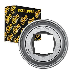 W211PPB3 Agriculture Heavy Duty Disc Harrow Bearing, Square Bore, Non-Relubricable, Two Triple Lip Seals, 1.5" ID, 3.9370" Spherical OD, 1.3120" Inner Ring Width, 1.3120" Outer Ring Width in Saudi Arabia