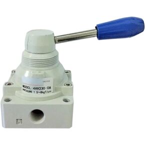 1PCS 4 HV Manual Switch Valve Valve air Valve 90 Working Angle G Thread 1/8 1/4 3/8 1/2 3/4(310-15 G1-2,Mid-Position Exhaust) in Kuwait