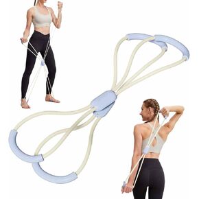 YOTTOY Cross Resistance Band for Full Body Workout,Elastic Exercise Bands for Legs,Arms,Glutes,Stretch Bands for Exercise,Yoga Straps for Stretching, Booty Bands for Home Gym in Kuwait