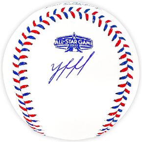 Yordan Alvarez Autographed Official 2022 All Star Game Logo M.L.B Game Baseball Houston Beckett BAS Witness Stock #220460 in Kuwait