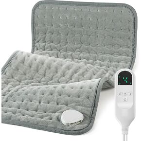 Heating Pad for Back Pain Relief and Period Cramps, Portable Heating Pad for Shoulders and Neck, with 6 Temperature Controllers and 4 Timer Settings, Dry/Moist Heat Therapy,12x24 Inch in Kuwait