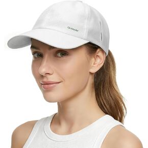 قبعة جري عالية الأداء للنساء والرجال - قبعة بيسبول بعامل حماية من الأشعة فوق البنفسجية 80+، شبكة تبريد خفيفة الوزن وجيدة التهوية وسريعة الجفاف للجولف in Kuwait