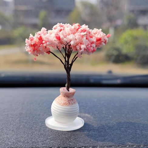 Cute Mini Creative Flower Cherry Blossom Tree, Wishing Flower Hinge Heads Decorative Topper Set 1PCS, Home Decoration,Magnetic Hinge Head Toppers Door Hinge in Saudi Arabia